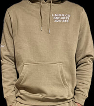 Load image into Gallery viewer, L.M.B.G. CO. 404-313 Olive Green Hoodie