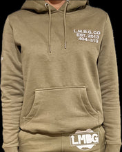 Load image into Gallery viewer, L.M.B.G. CO. 404-313 Olive Green Hoodie