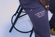 Load image into Gallery viewer, F/W ‘25 Charcoal Grey Sweatpants w/ Tan Logo
