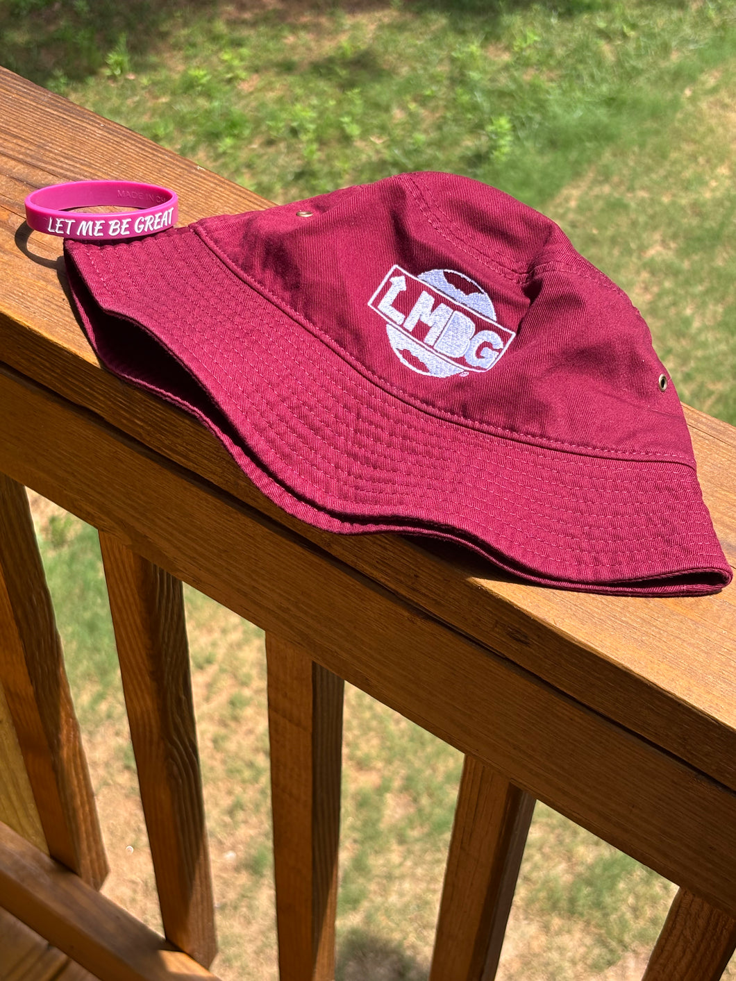 Burgundy L.M.B.G. Bucket