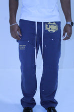 Load image into Gallery viewer, F/W ‘25 Navy Sweatpants w/ Gold Logo
