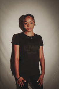 LMBG Original Logo Tee (Black/Black)- Women's