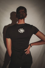 Load image into Gallery viewer, LMBG Original Logo Tee (Black) - Women&#39;s
