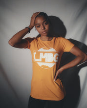 Load image into Gallery viewer, LMBG Original Logo Tee (Orange)- Women&#39;s
