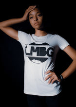 Load image into Gallery viewer, LMBG Original Logo Tee (White)- Women&#39;s

