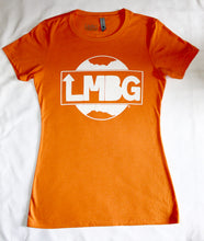 Load image into Gallery viewer, LMBG Original Logo Tee (Orange)- Women&#39;s
